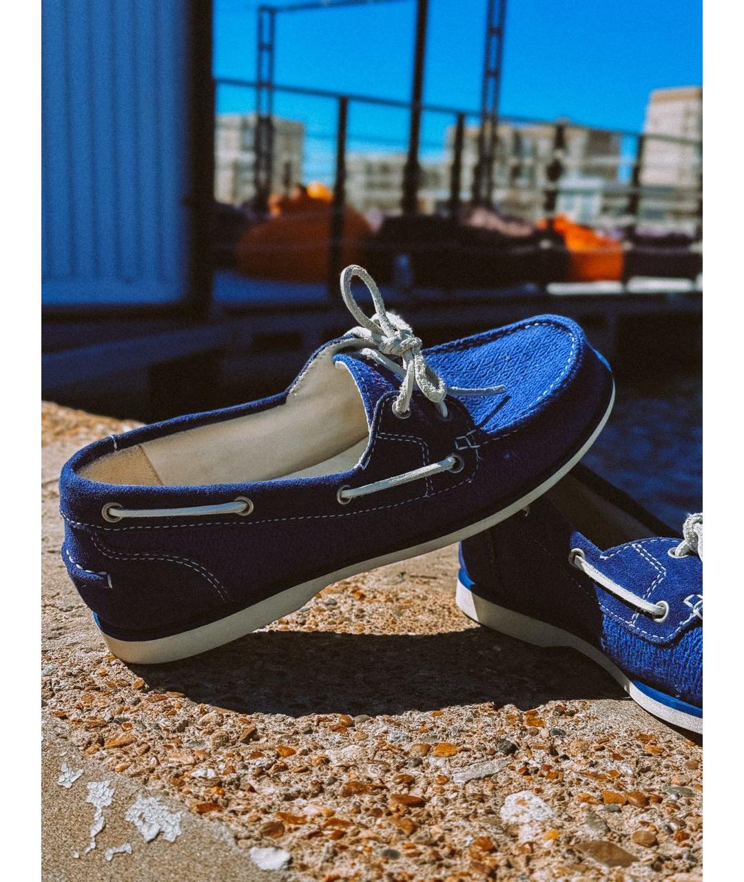 TIMBERLAND Синие замшевые мокасины, фото 7