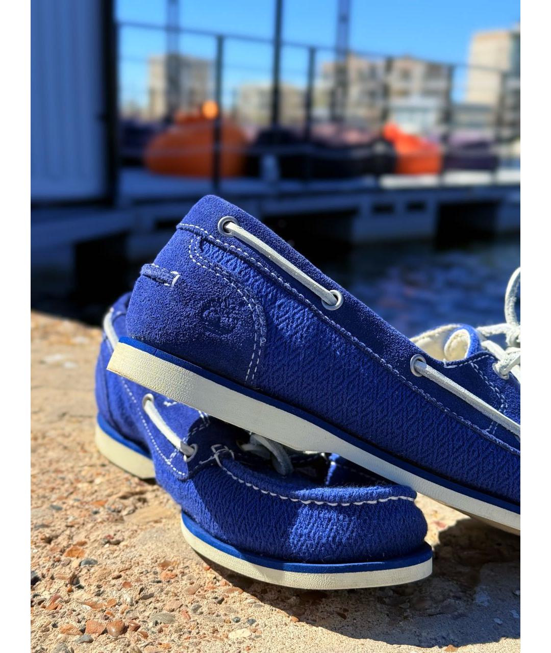 TIMBERLAND Синие замшевые мокасины, фото 2