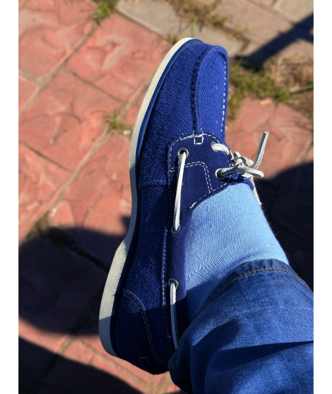 TIMBERLAND Синие замшевые мокасины, фото 5