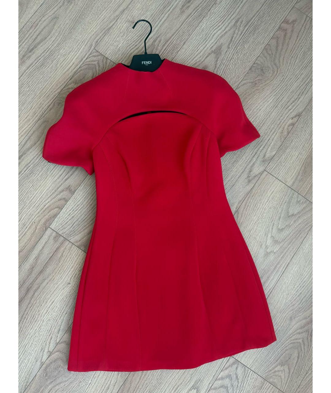 VERSACE Красное коктейльное платье, фото 5