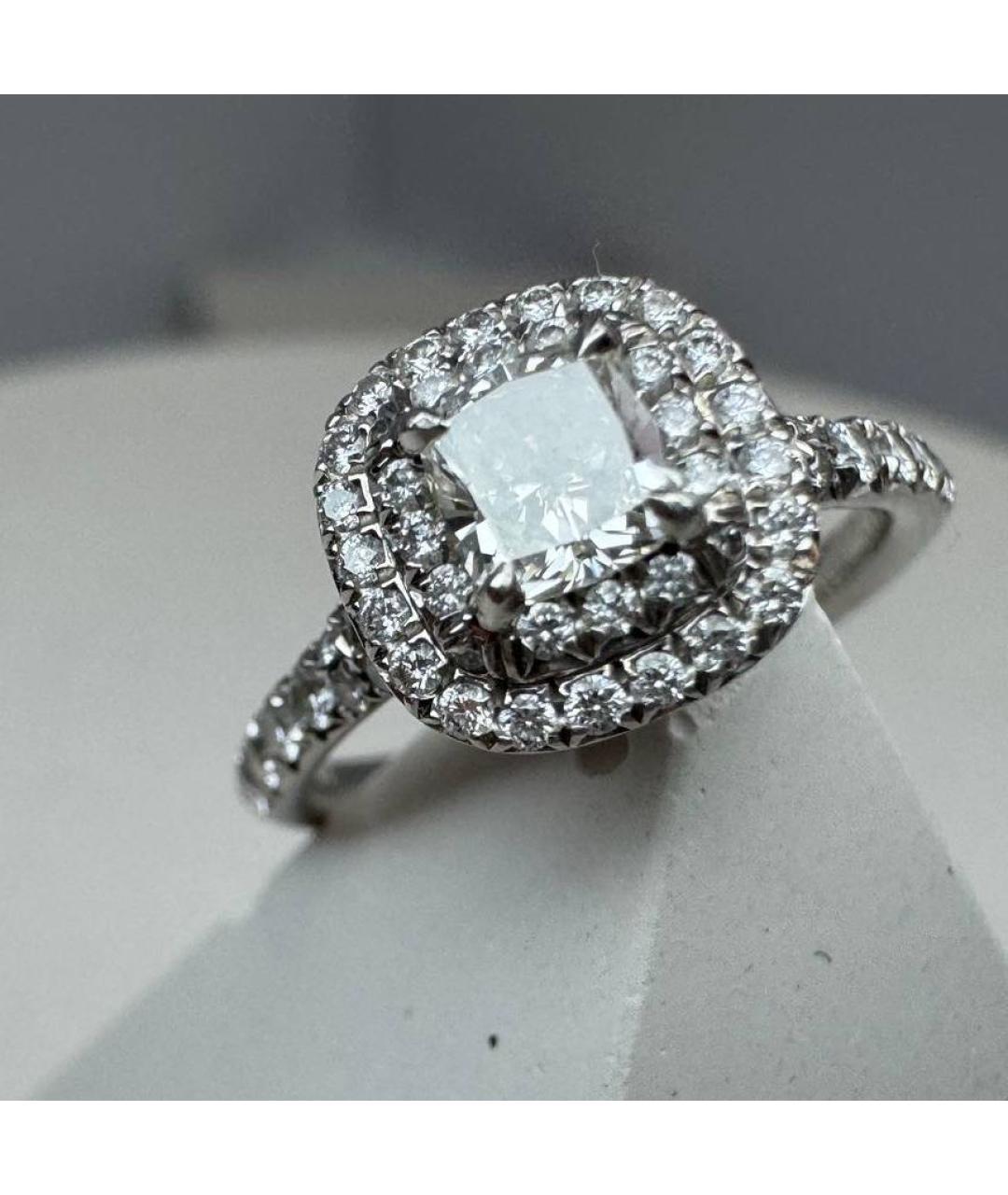 TIFFANY&CO Серебряное платиновое кольцо, фото 5