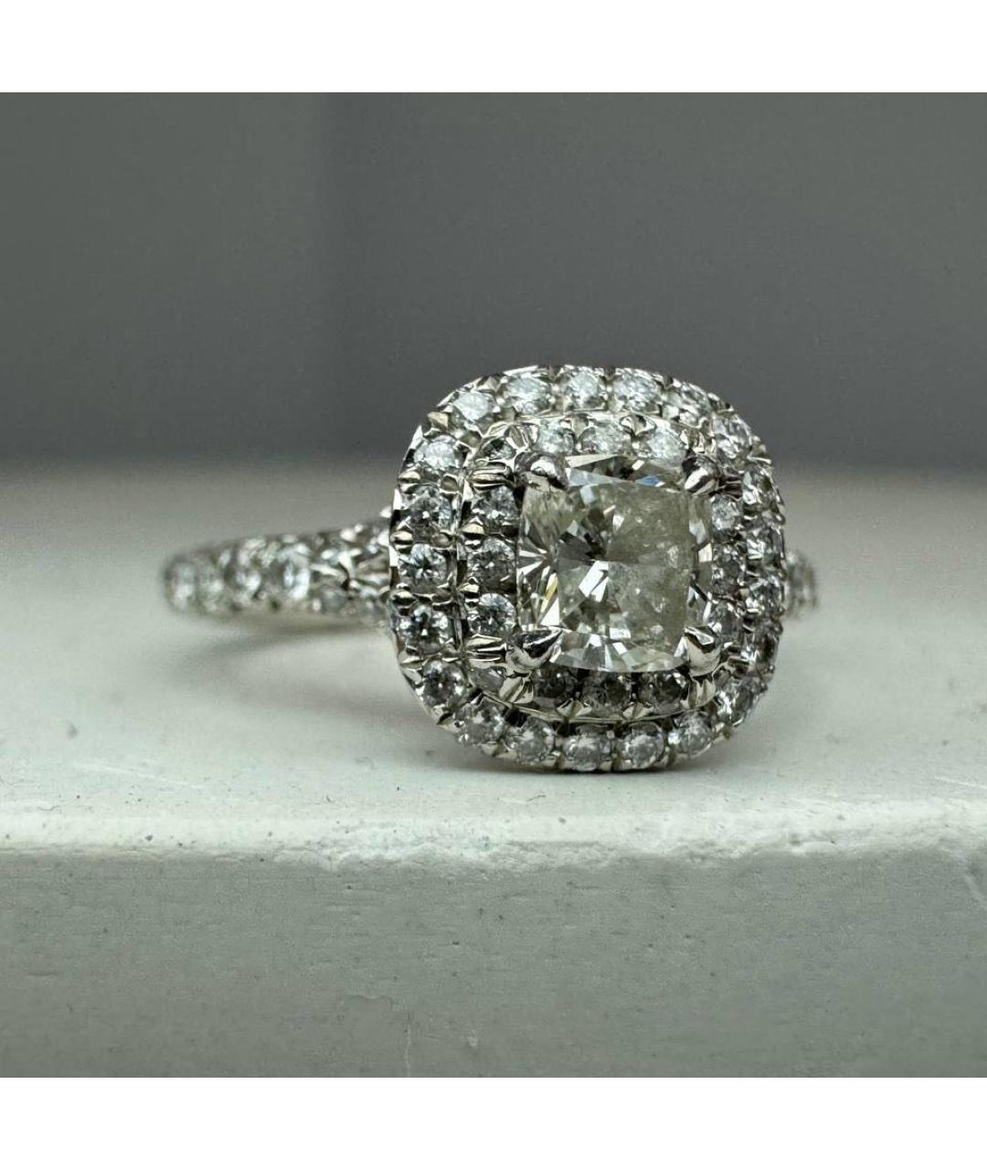 TIFFANY&CO Серебряное платиновое кольцо, фото 2