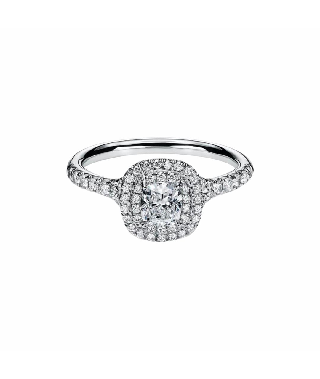 TIFFANY&CO Серебряное платиновое кольцо, фото 1