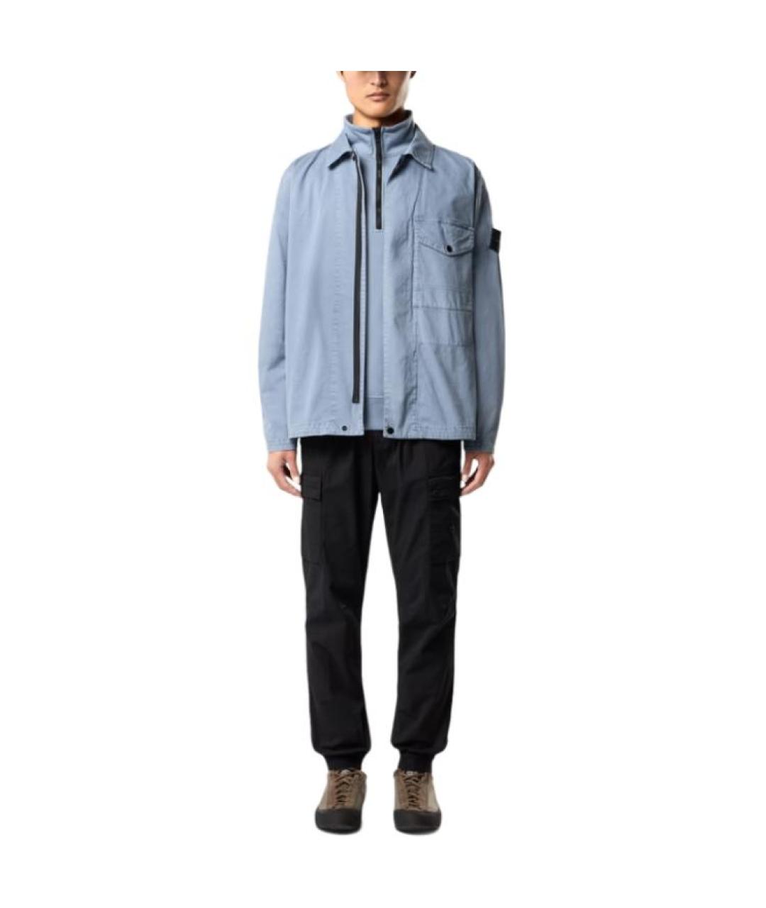 STONE ISLAND Синяя рубашка, фото 3