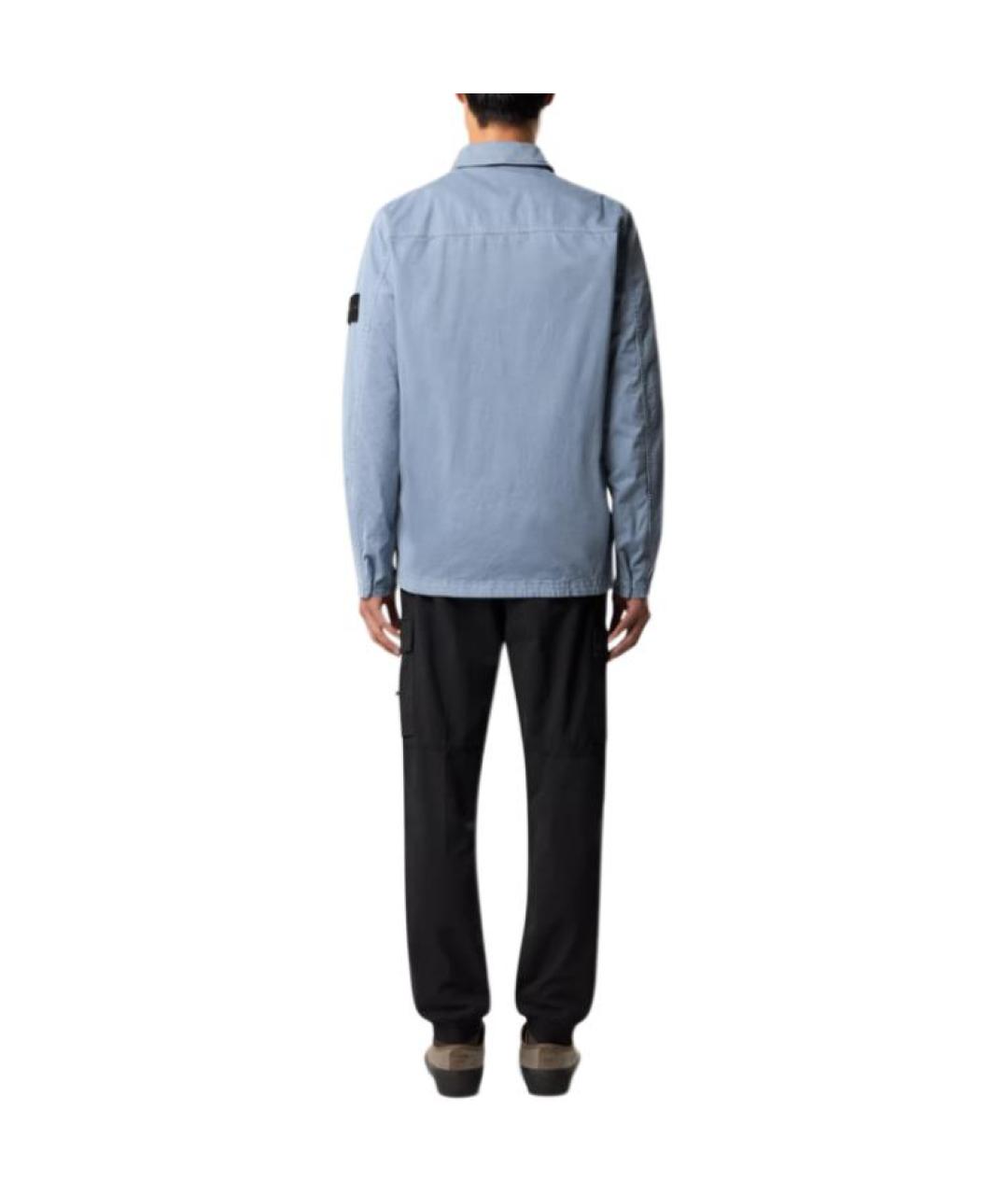 STONE ISLAND Синяя рубашка, фото 4