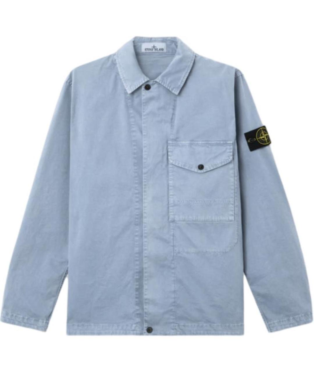 STONE ISLAND Синяя рубашка, фото 1
