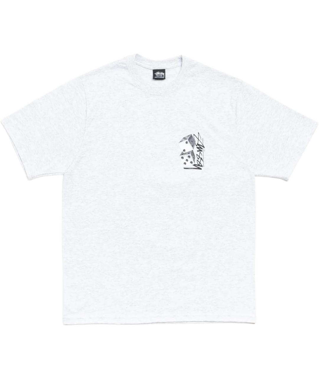 STUSSY Серая футболка, фото 1