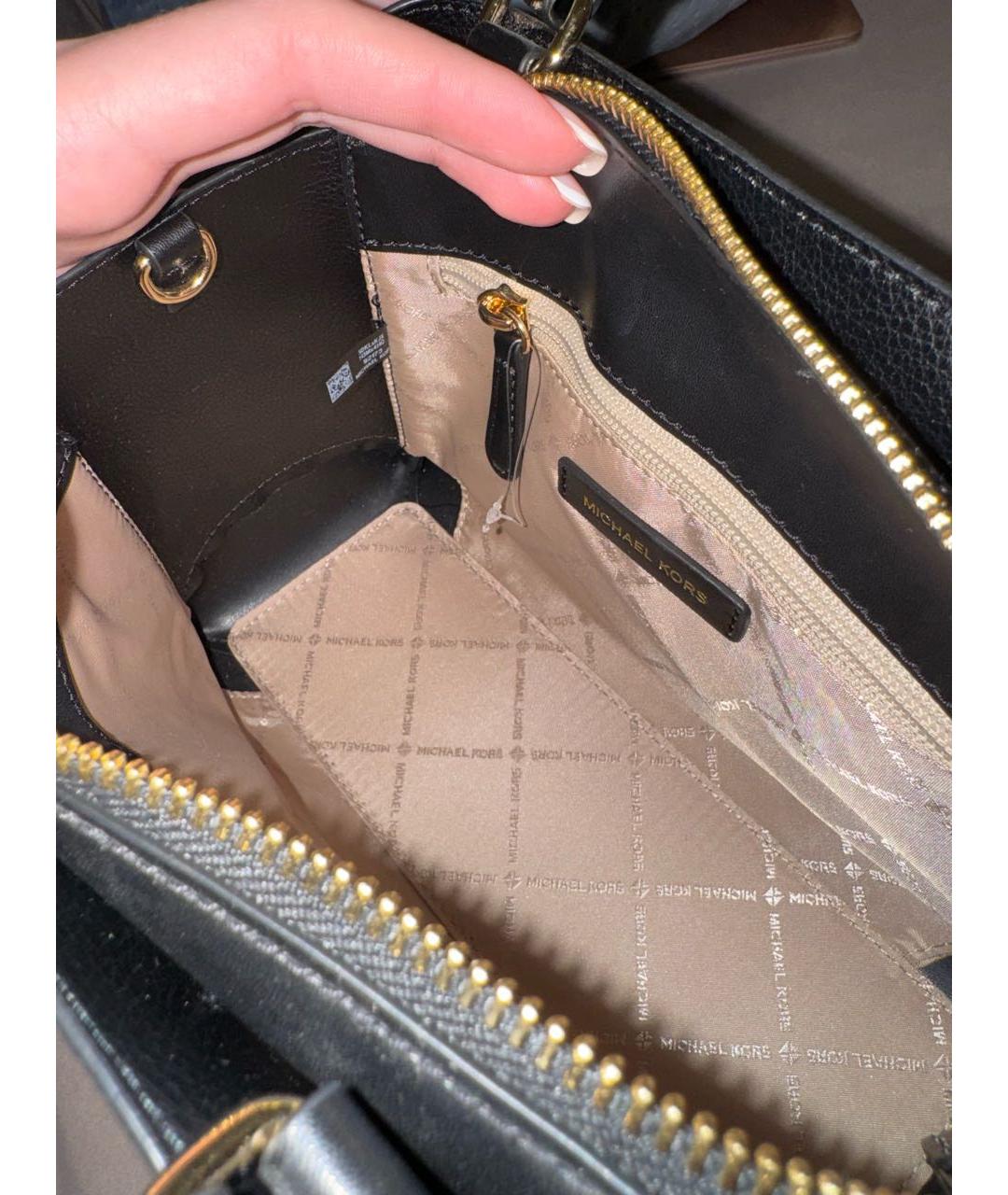 MICHAEL KORS Коричневая сумка с короткими ручками, фото 4