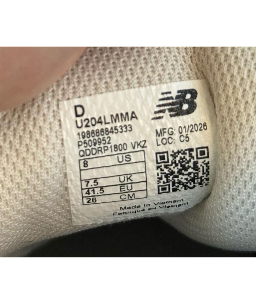 NEW BALANCE Бежевые замшевые кроссовки, фото 5