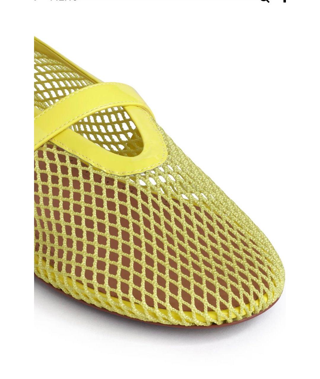 ALAIA Желтые балетки, фото 3