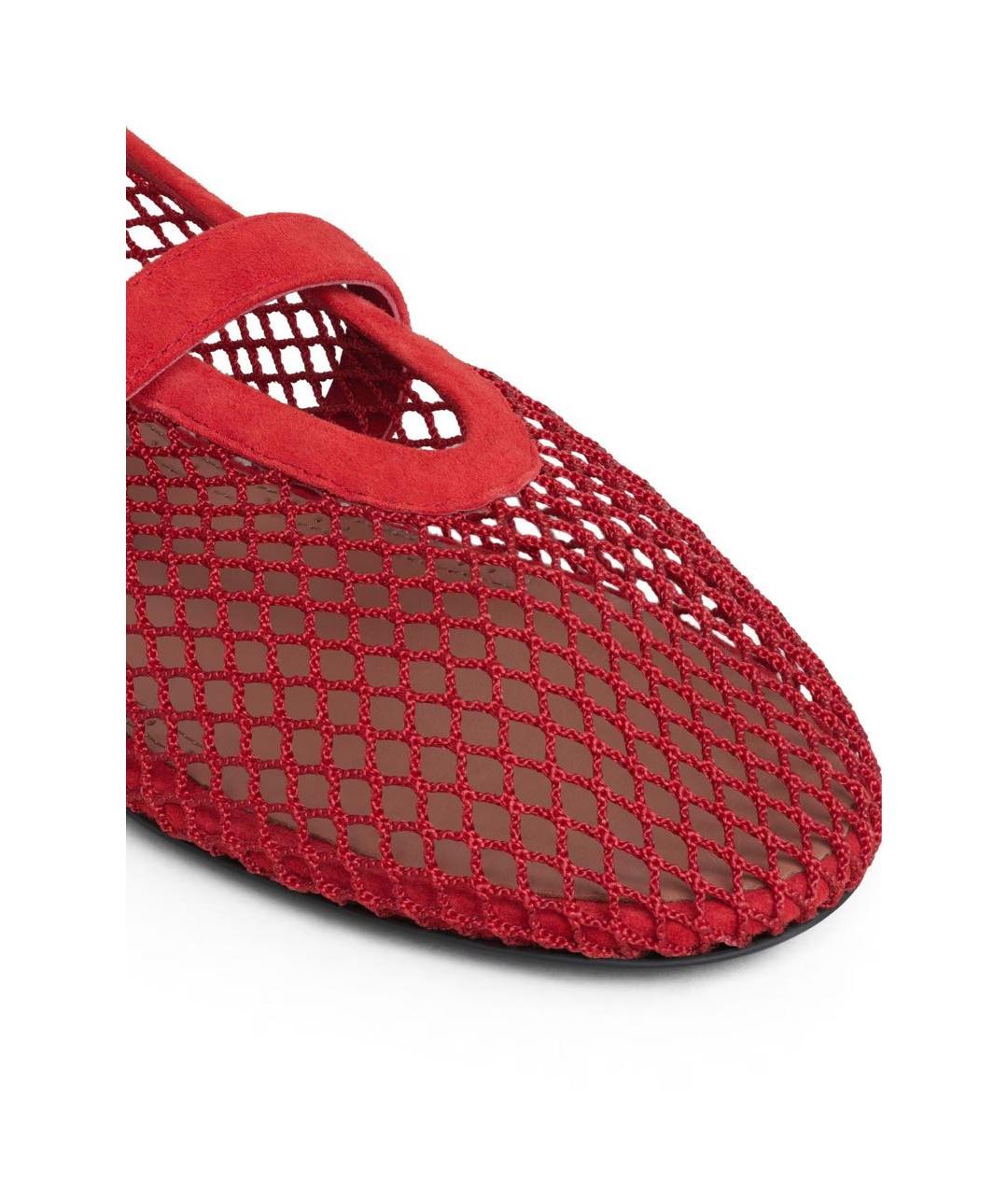 ALAIA Красные замшевые балетки, фото 3