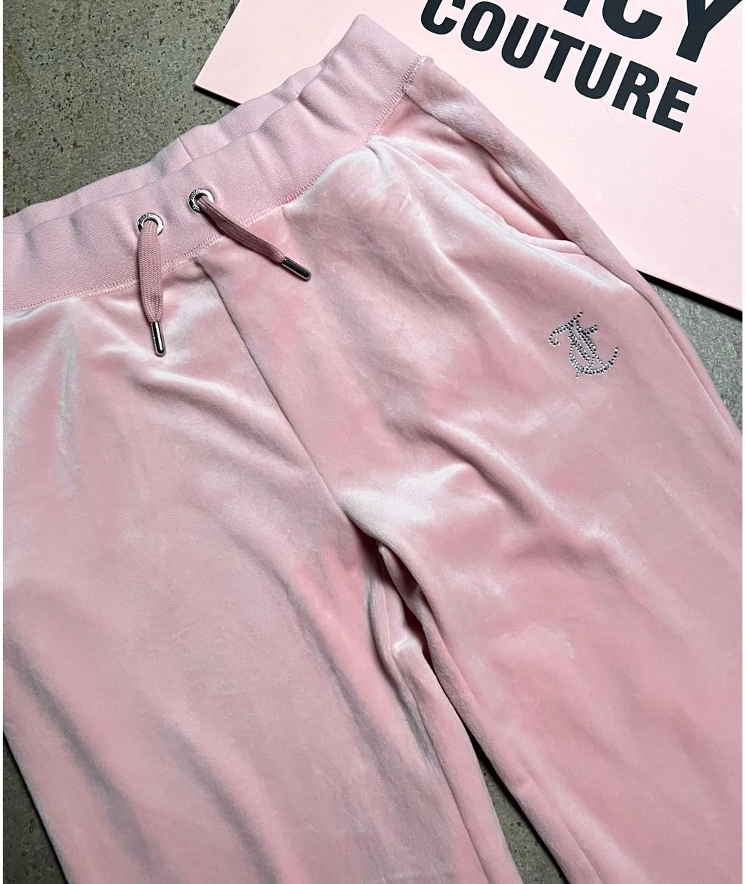 JUICY COUTURE Коралловый велюровый спортивные костюмы, фото 6