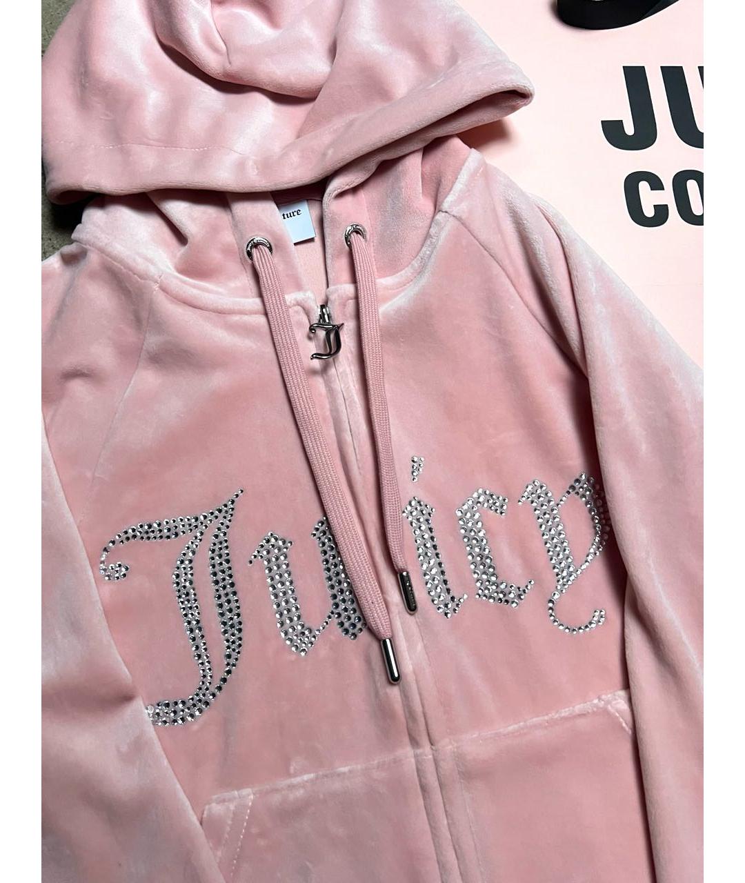 JUICY COUTURE Коралловый велюровый спортивные костюмы, фото 3
