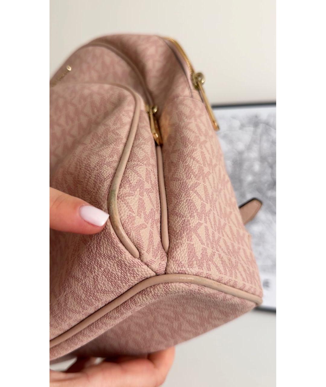 MICHAEL KORS Розовый рюкзак, фото 8