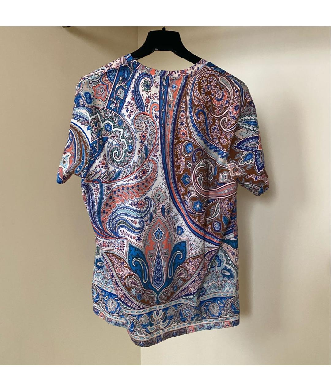 ETRO Мульти хлопковая футболка, фото 6