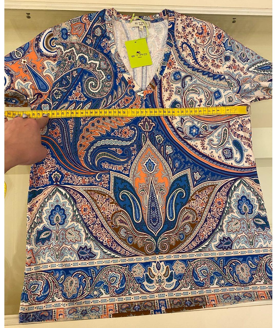 ETRO Мульти хлопковая футболка, фото 8