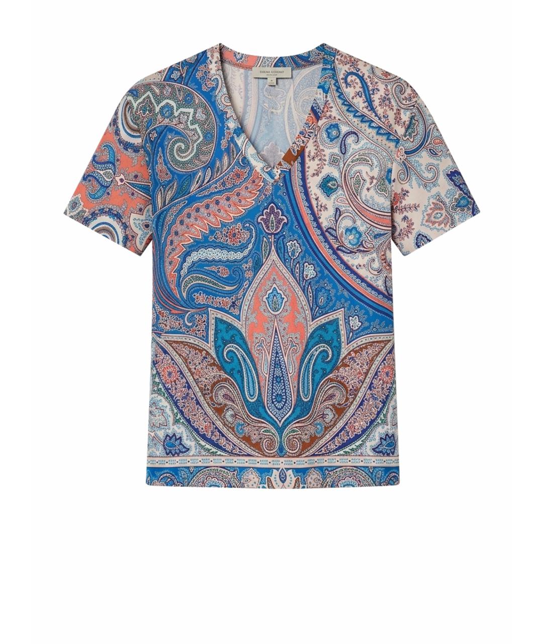 ETRO Мульти хлопковая футболка, фото 1