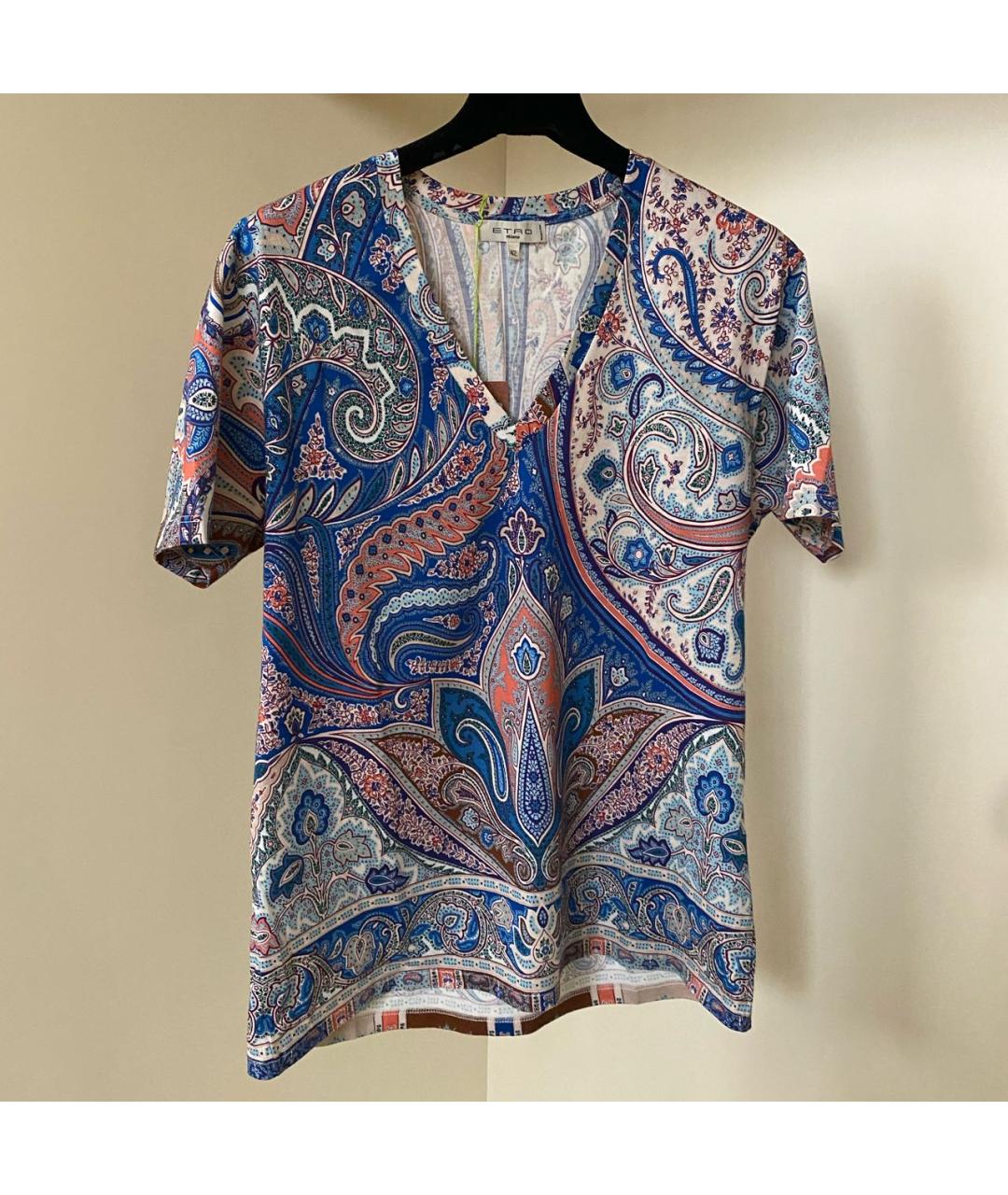 ETRO Мульти хлопковая футболка, фото 9