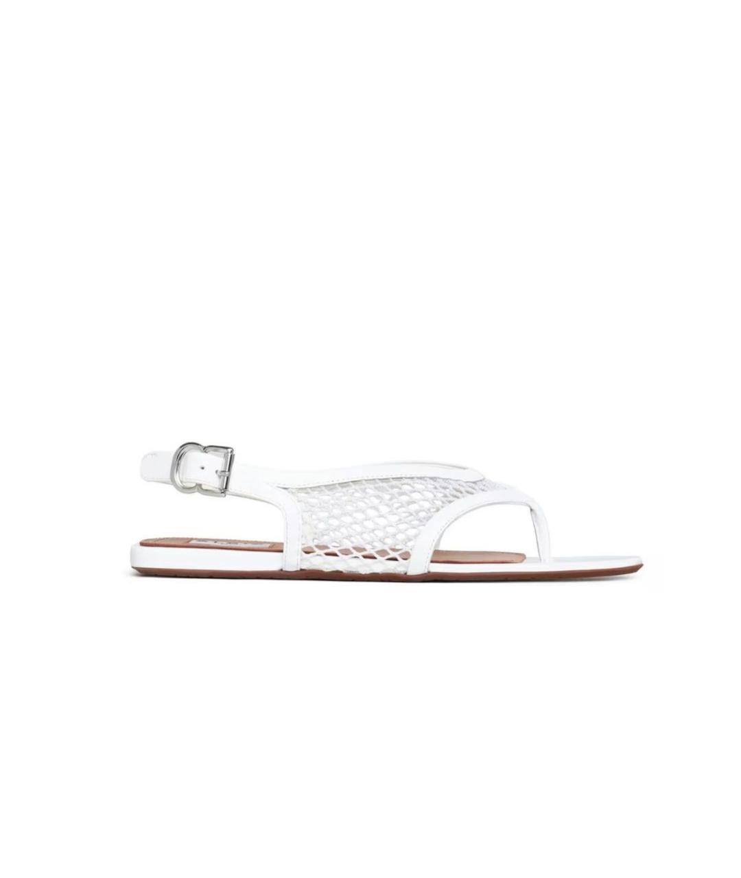 ALAIA Белые кожаные сандалии, фото 1