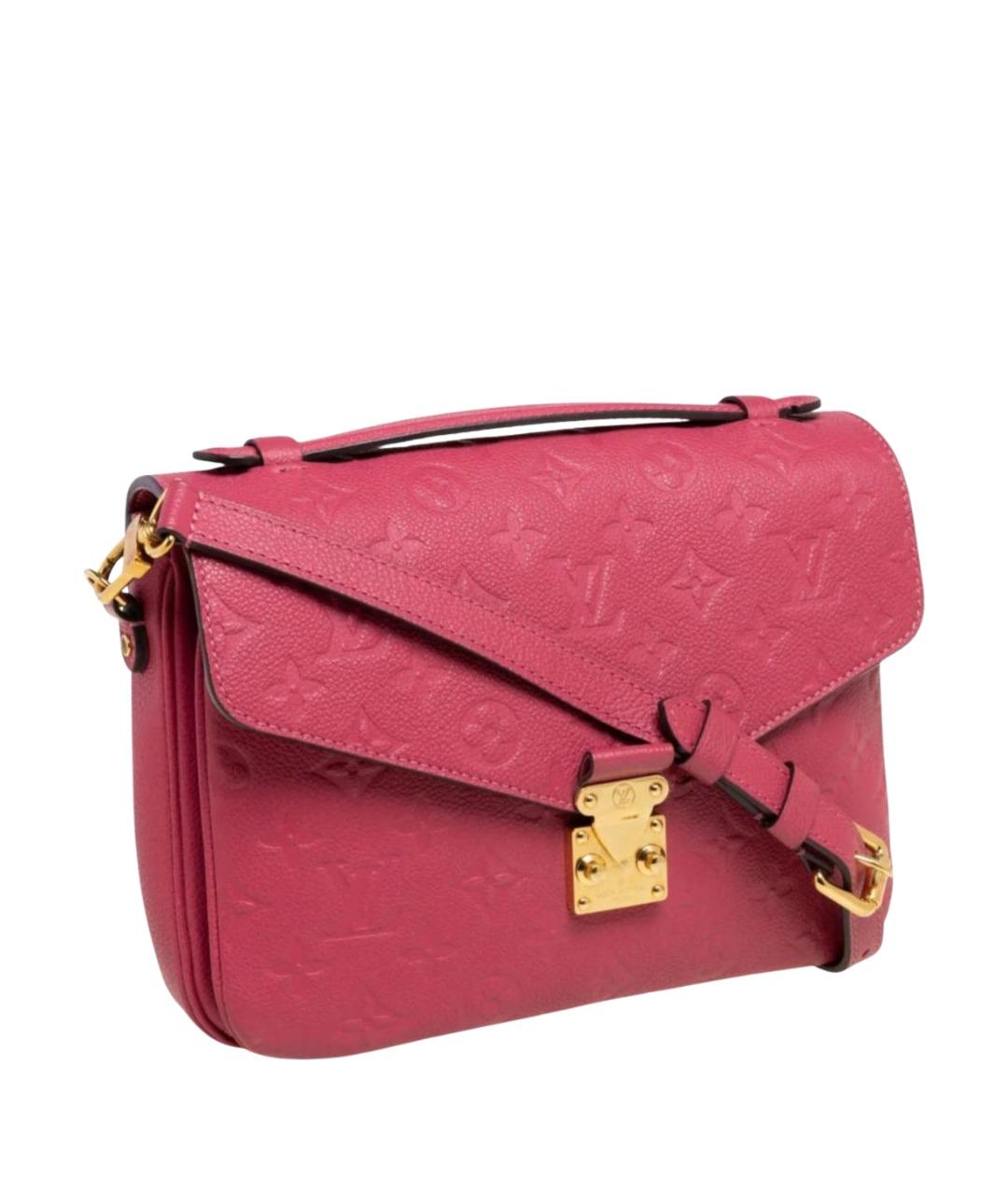 LOUIS VUITTON Розовая кожаная сумка через плечо, фото 1