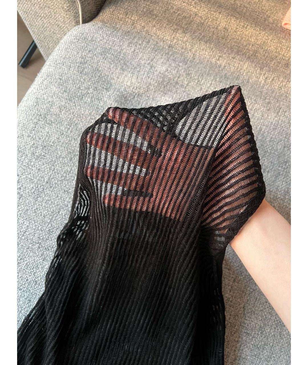 SAINT LAURENT Черная майка, фото 3