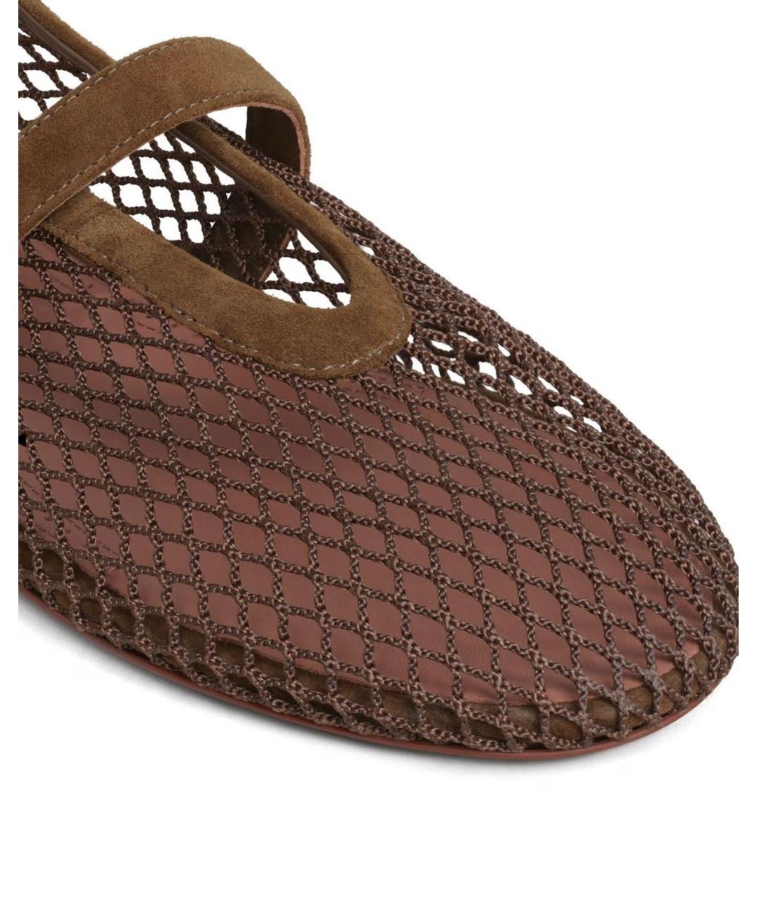 ALAIA Коричневые замшевые балетки, фото 3