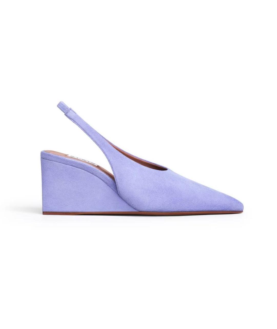 ALAIA Фиолетовые замшевые туфли, фото 1