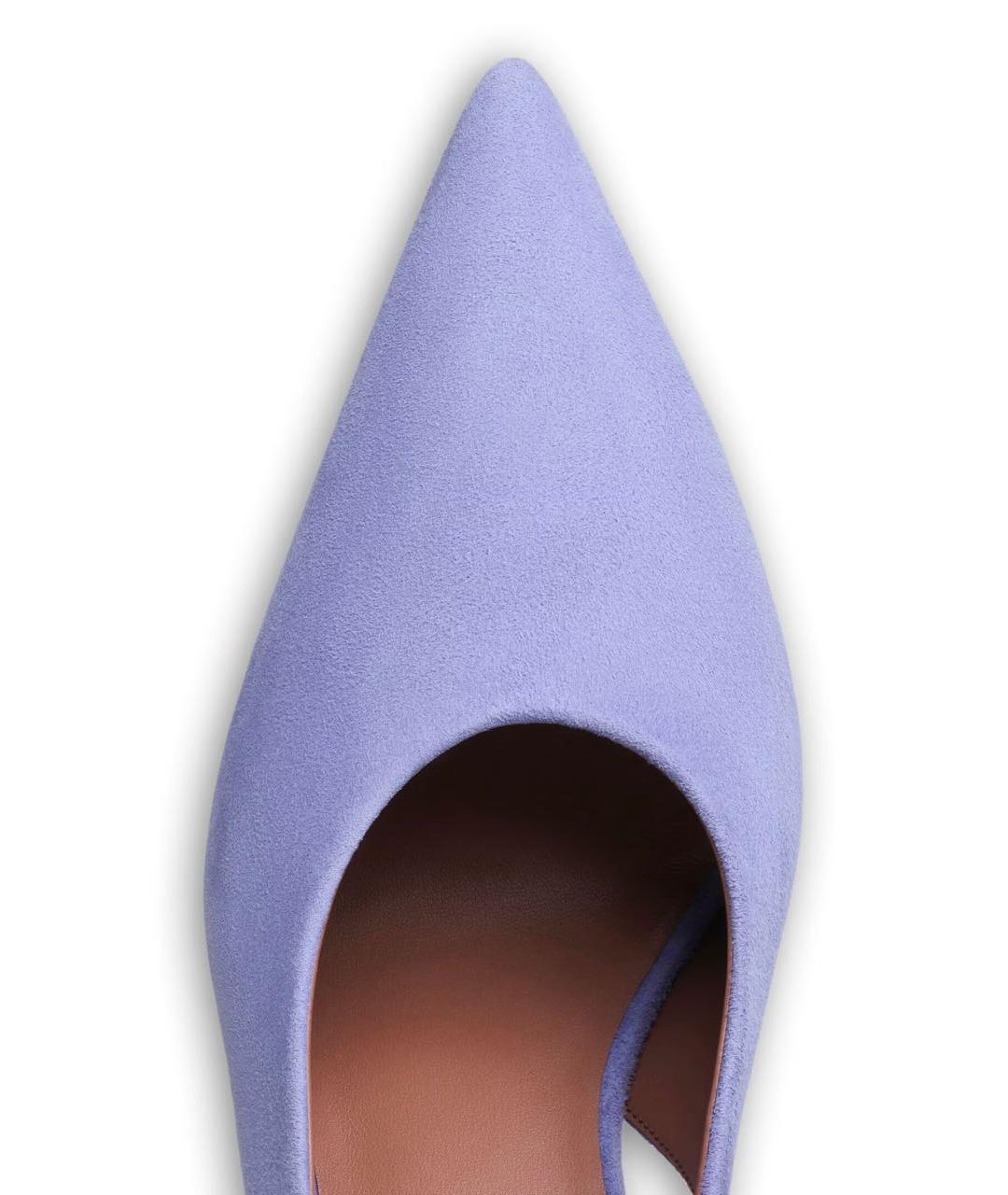 ALAIA Фиолетовые замшевые туфли, фото 4