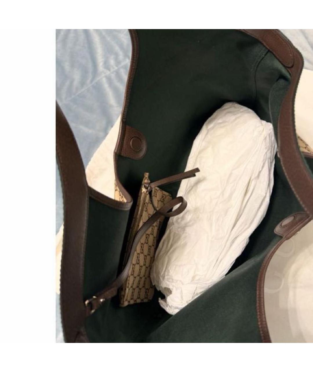 GUCCI Коричневая сумка тоут, фото 3