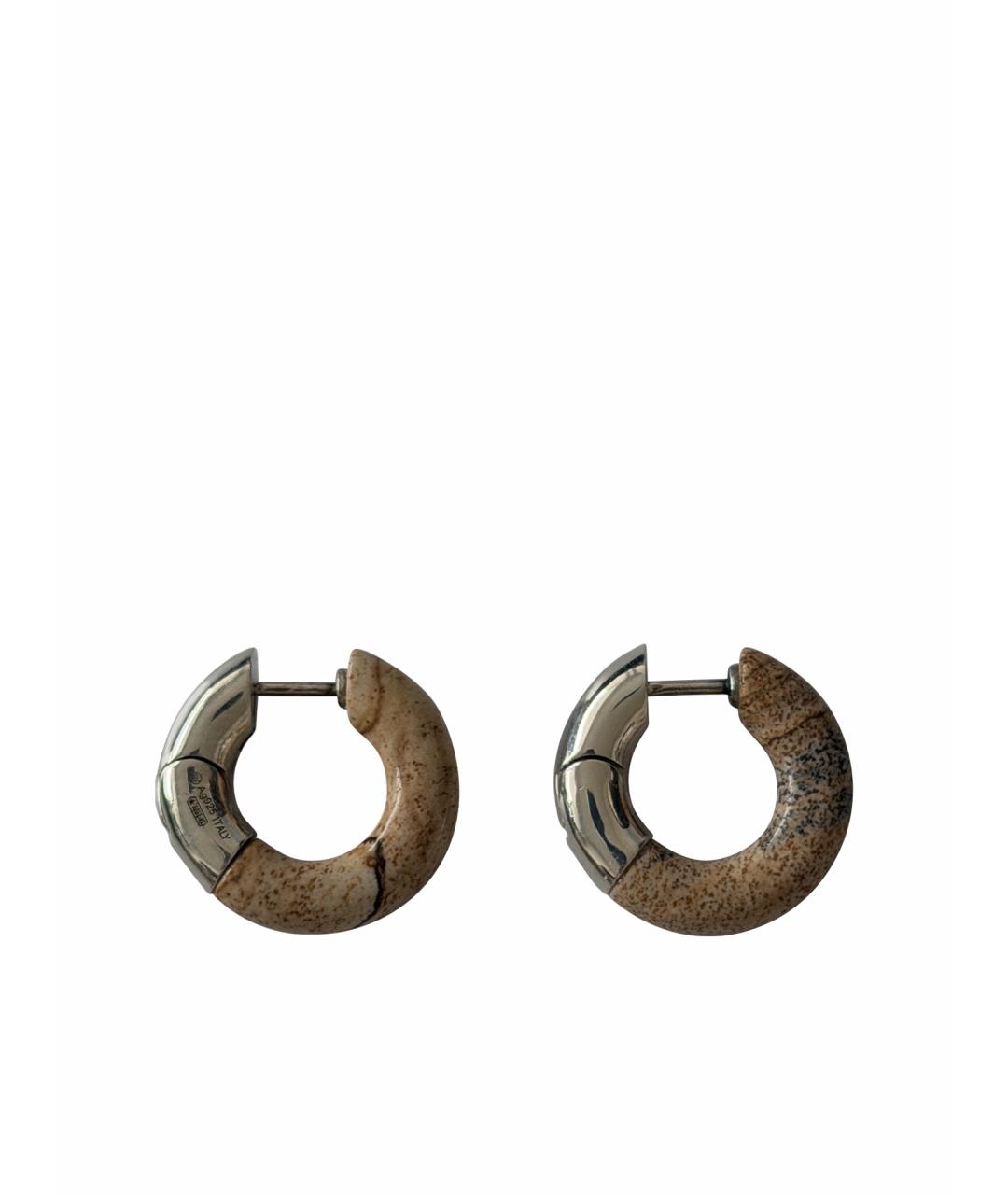 BOTTEGA VENETA Серебряные серебряные серьги, фото 1