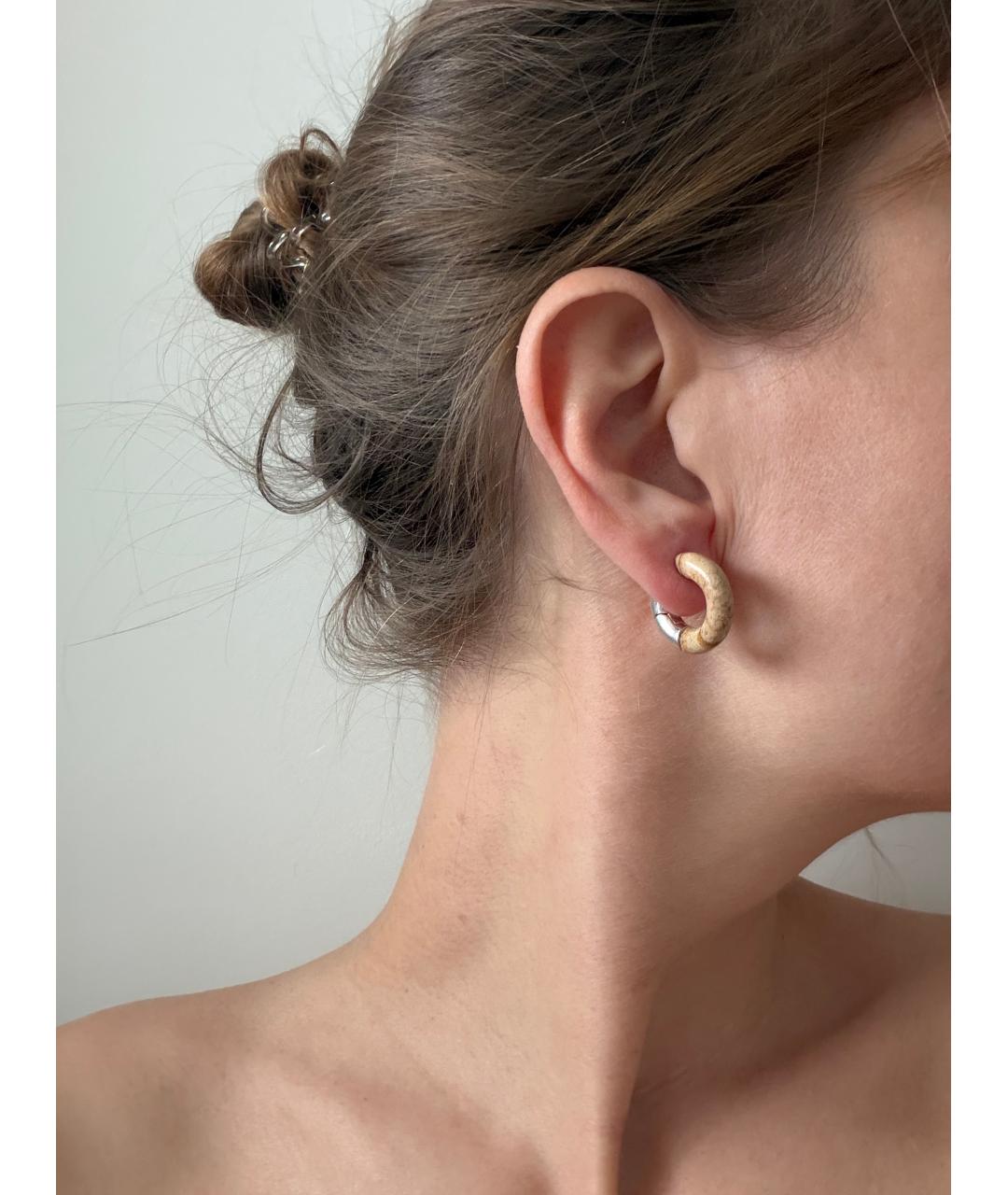 BOTTEGA VENETA Серебряные серебряные серьги, фото 4