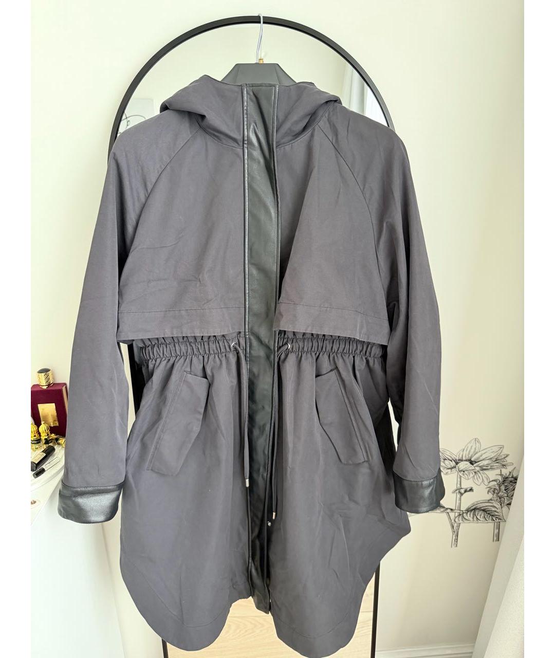 PINKO Темно-синяя парка, фото 9