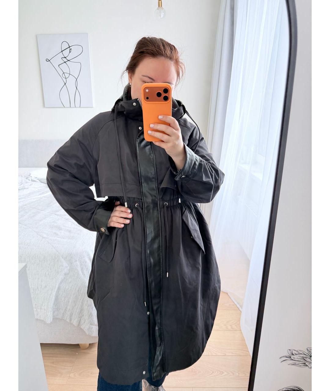 PINKO Темно-синяя парка, фото 5