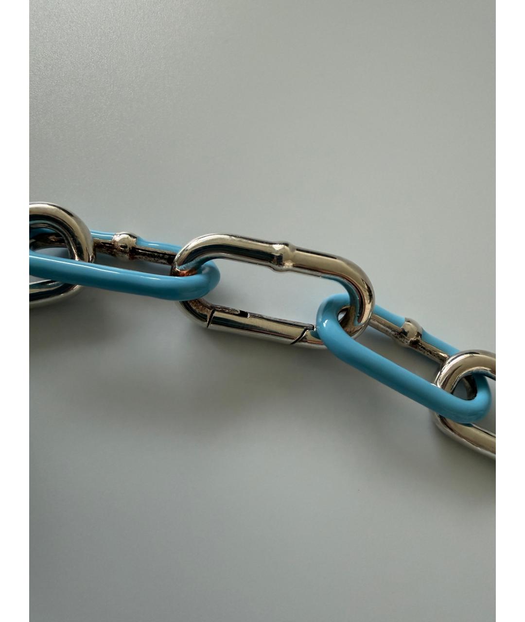 BOTTEGA VENETA Серебряное серебряное колье, фото 3