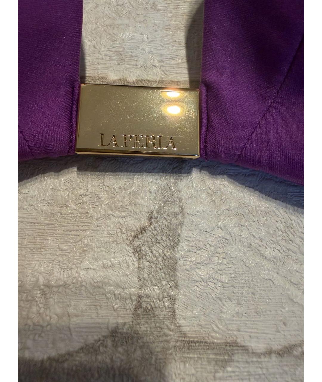 LA PERLA Фиолетовый полиамидовый купальник, фото 3