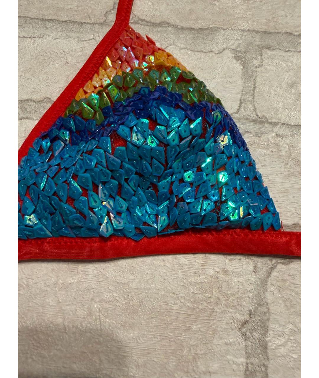 LA PERLA Красный полиамидовый купальник, фото 2