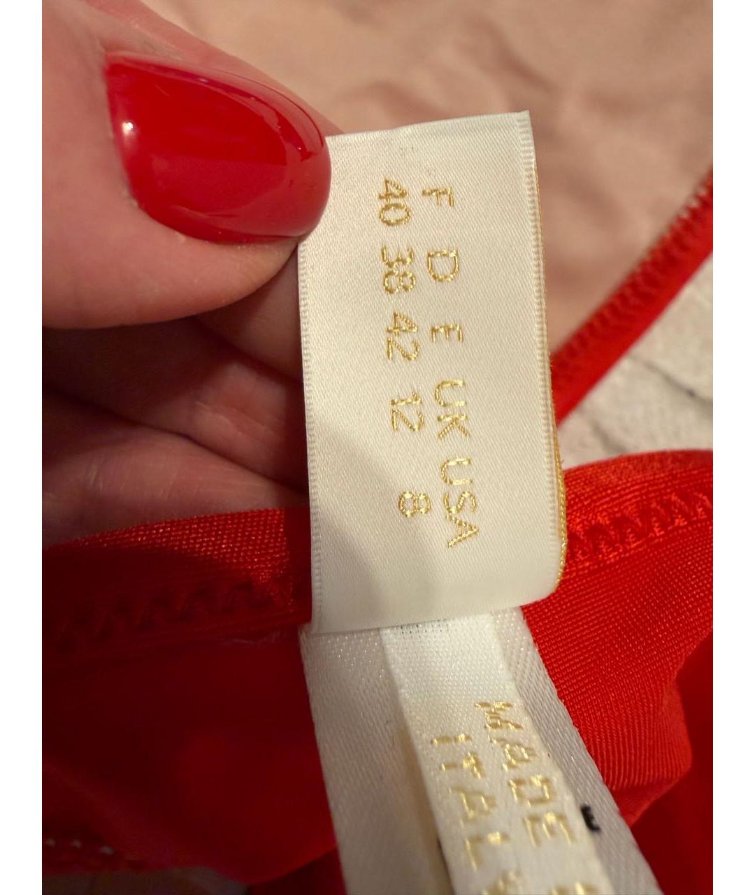 LA PERLA Красный полиамидовый купальник, фото 5