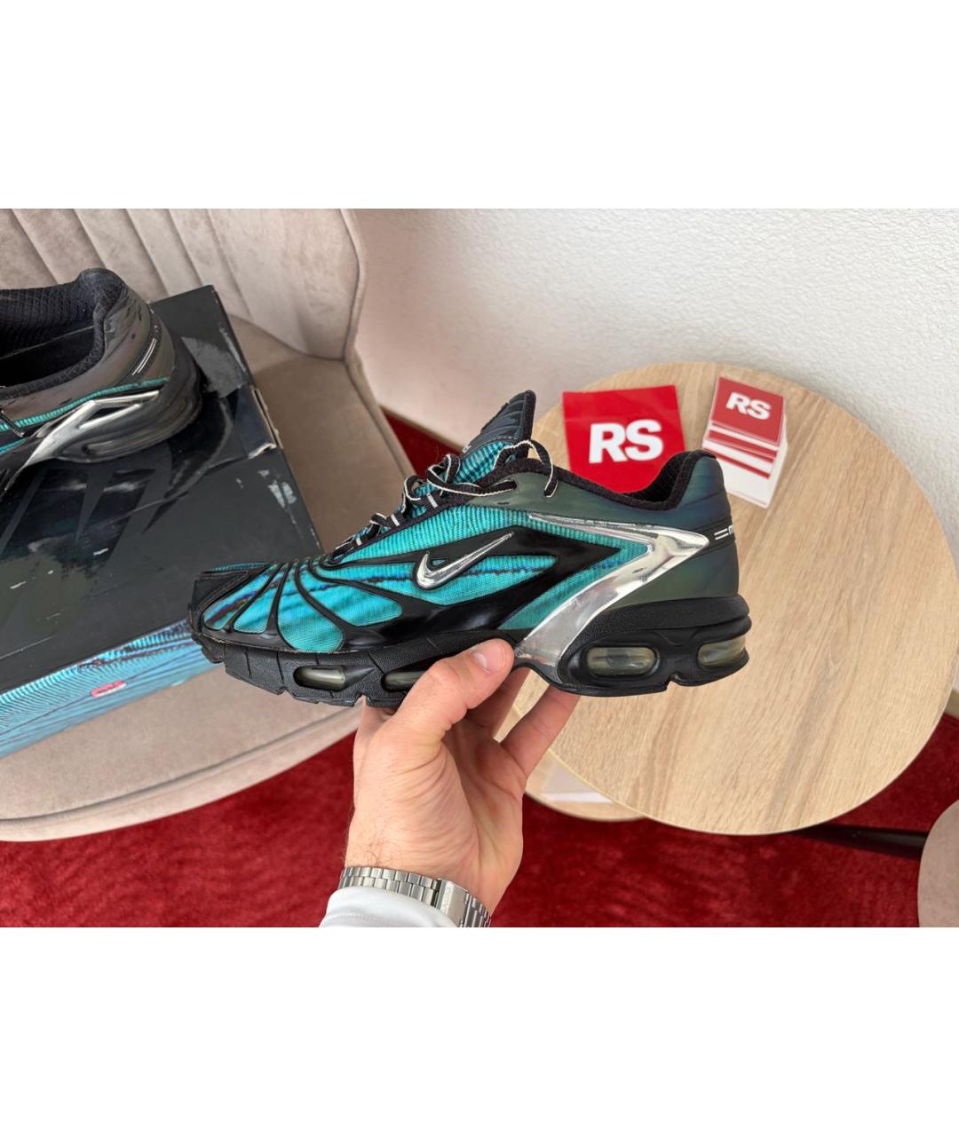 NIKE Голубые низкие кроссовки / кеды, фото 9