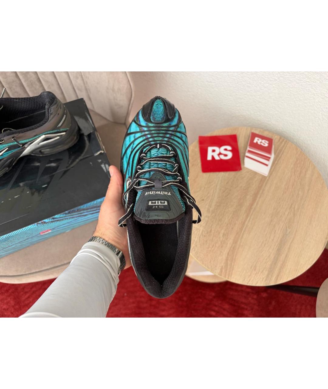 NIKE Голубые низкие кроссовки / кеды, фото 3