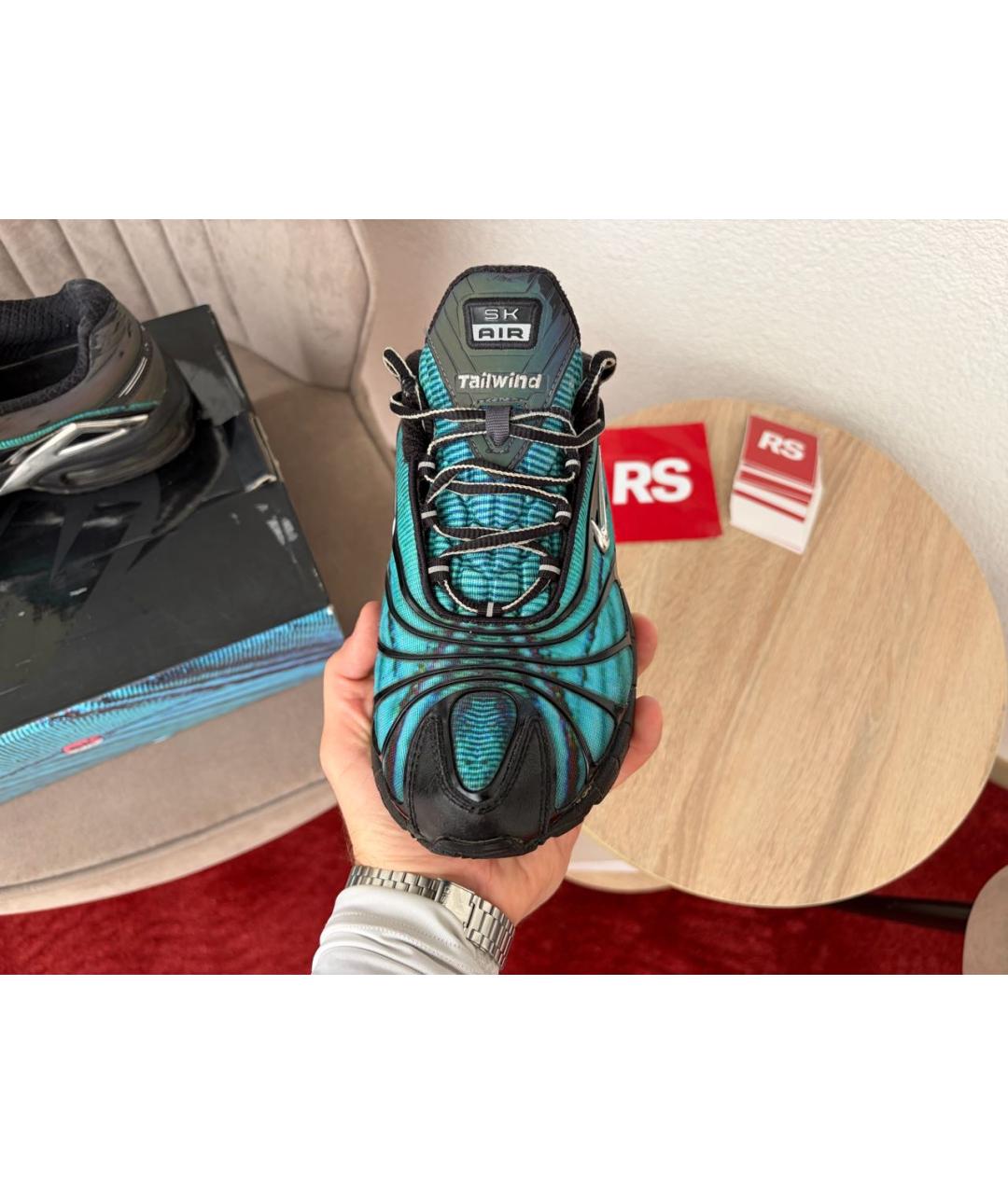 NIKE Голубые низкие кроссовки / кеды, фото 2