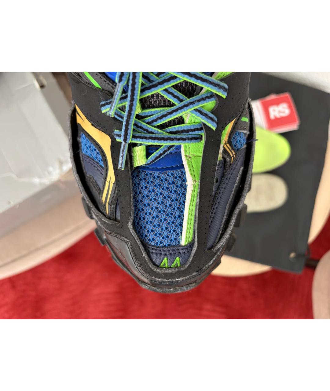 BALENCIAGA Мульти кожаные низкие кроссовки / кеды, фото 2