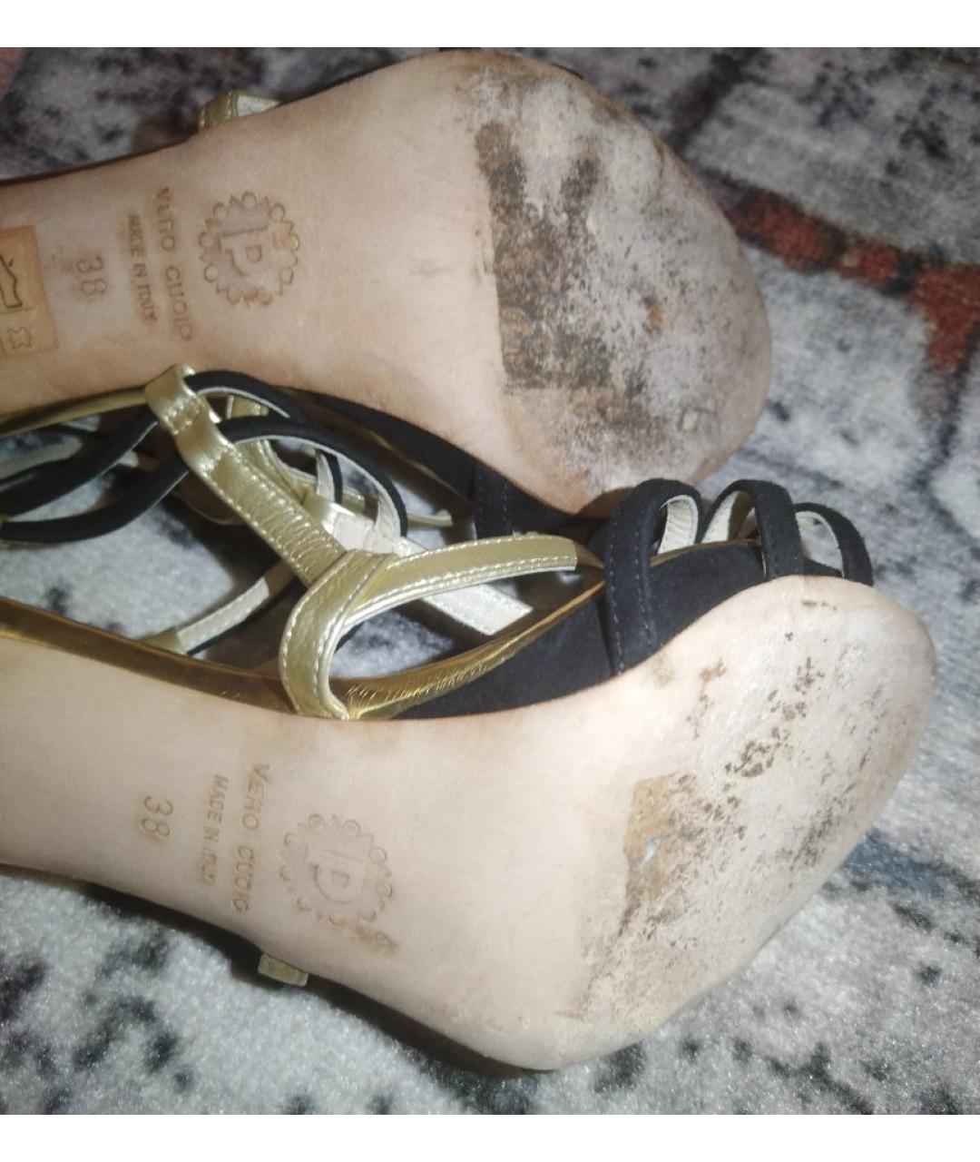 POLLINI Мульти кожаные босоножки, фото 3