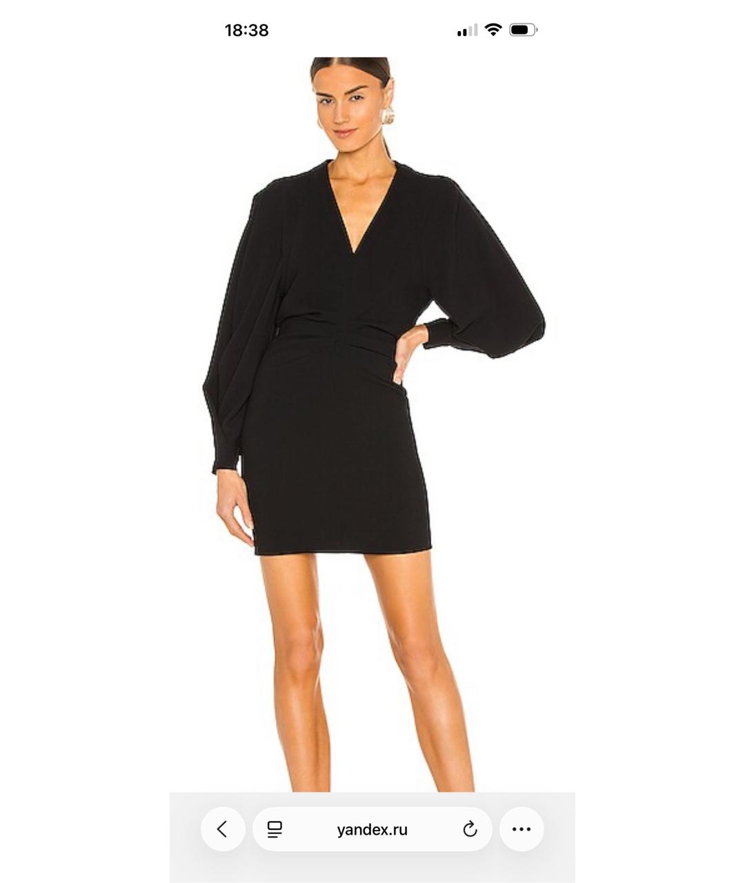 IRO Черное повседневное платье, фото 4