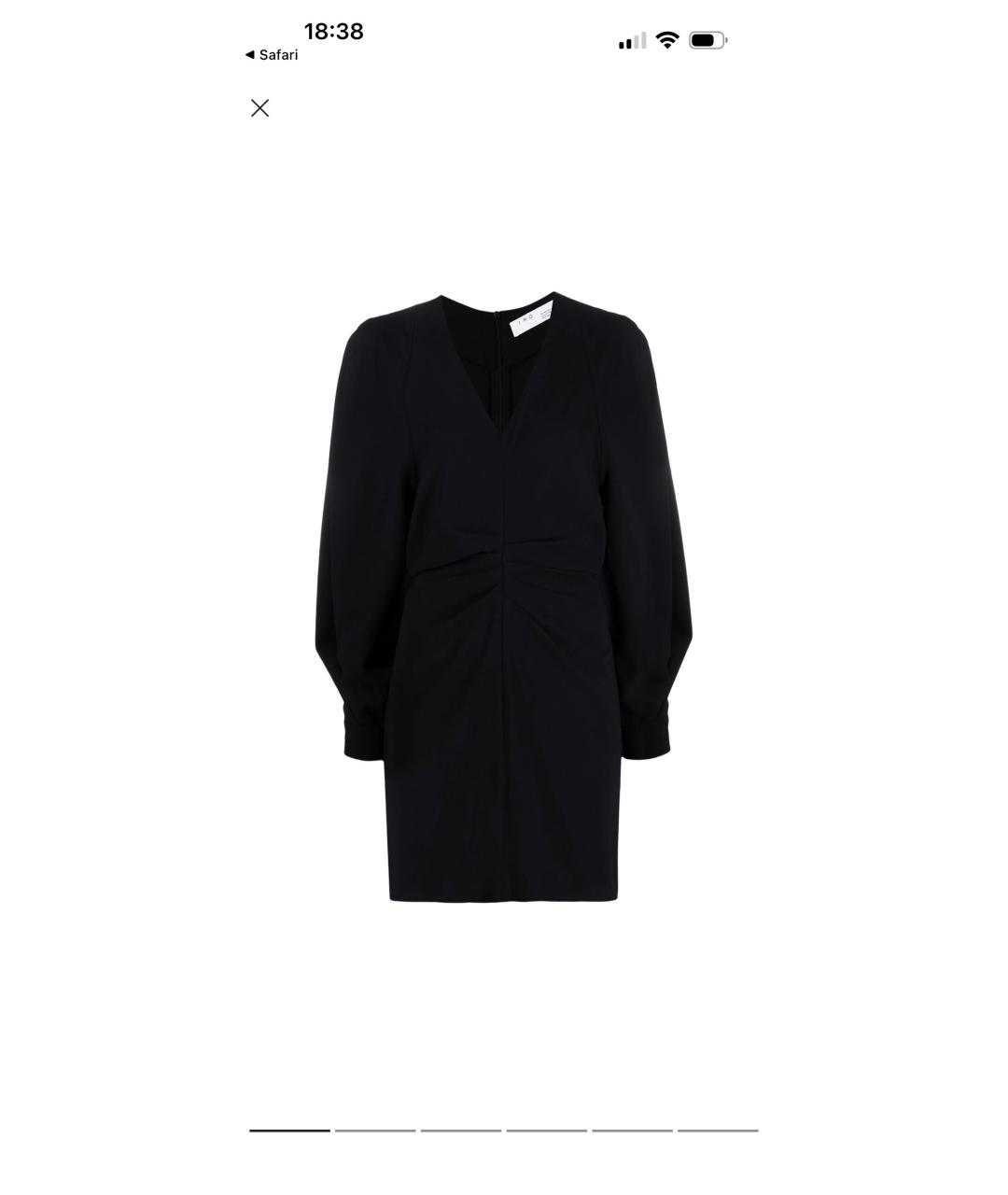 IRO Черное повседневное платье, фото 5