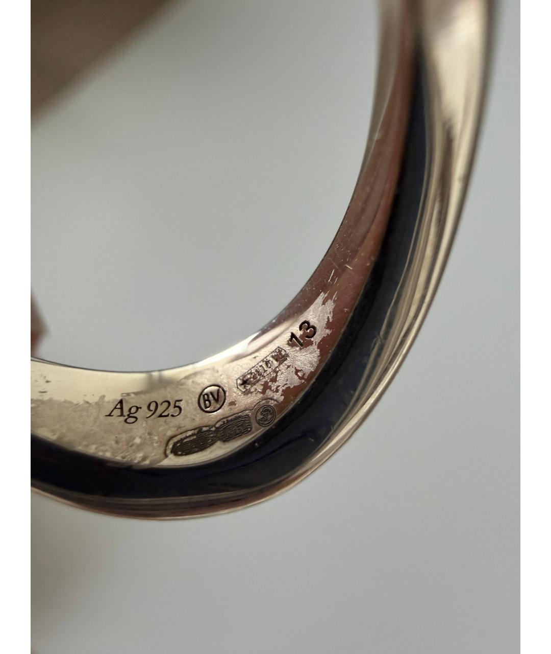 BOTTEGA VENETA Серебряное серебряное кольцо, фото 6