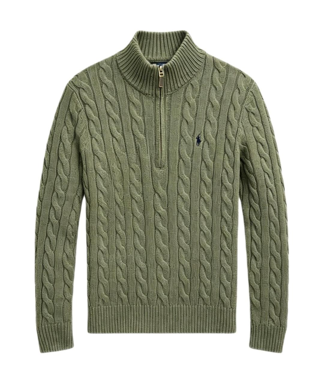 POLO RALPH LAUREN Зеленый джемпер / свитер, фото 1