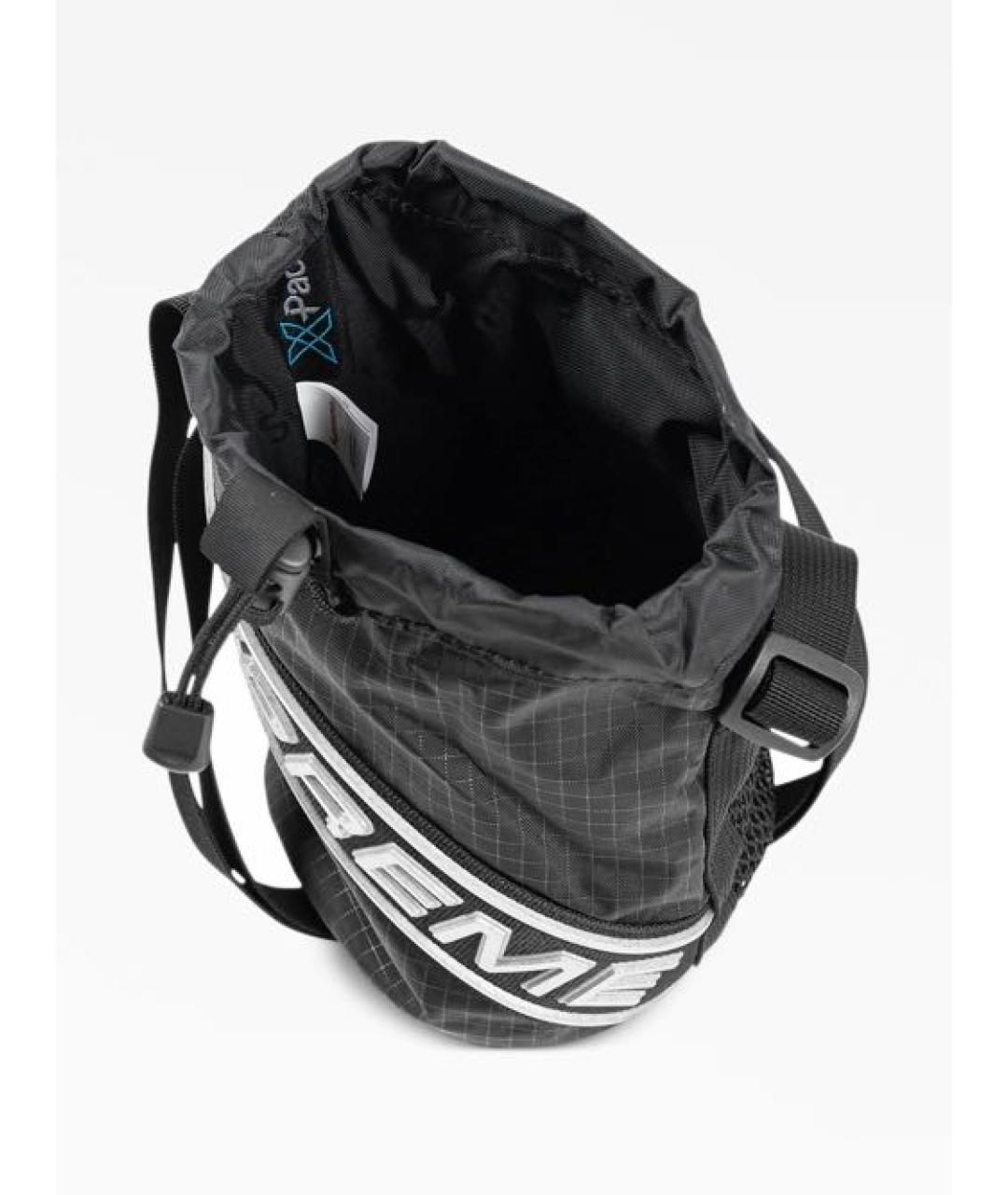 SUPREME Черная синтетическая сумка на плечо, фото 4