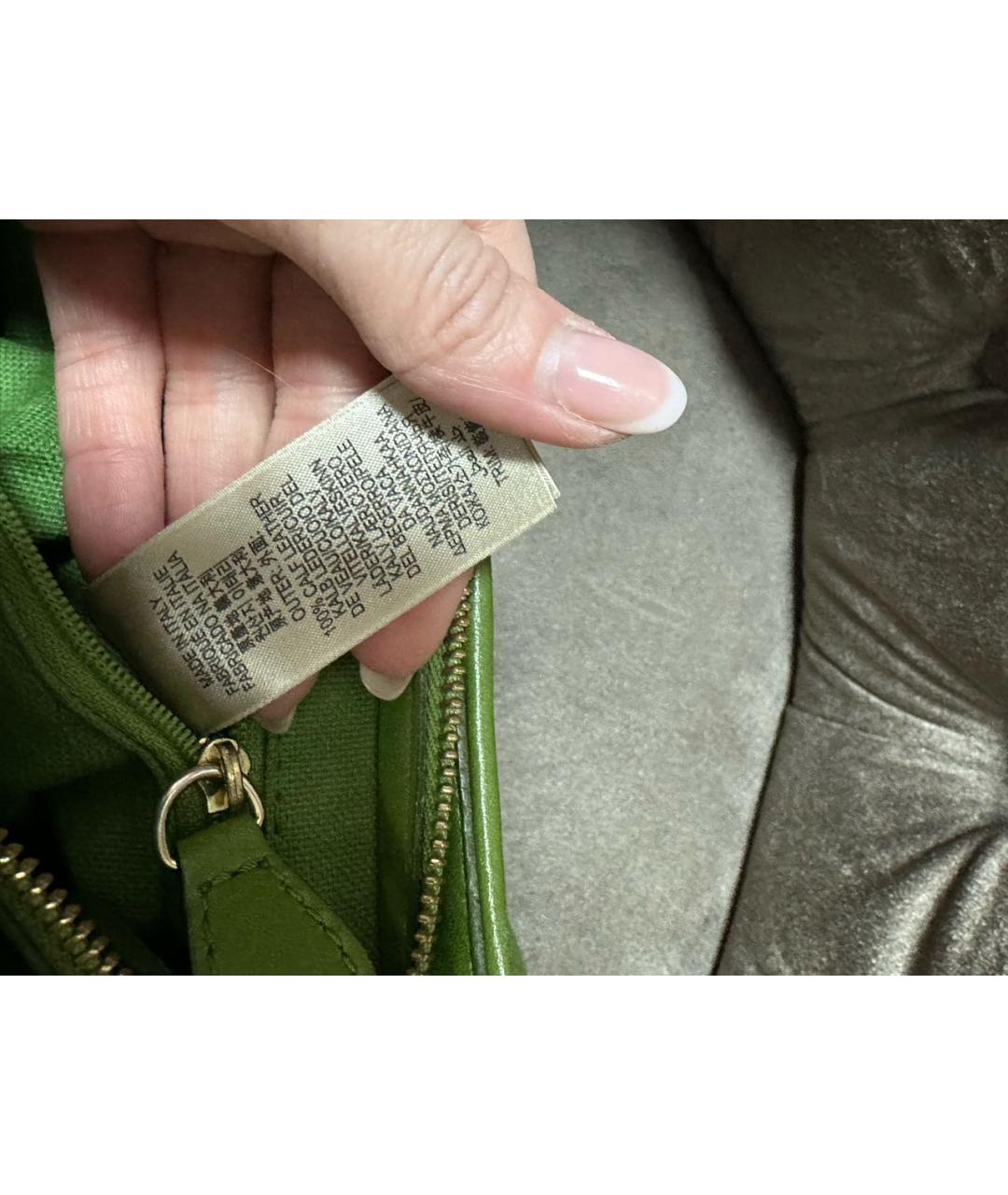 BURBERRY Салатовая кожаная сумка через плечо, фото 8