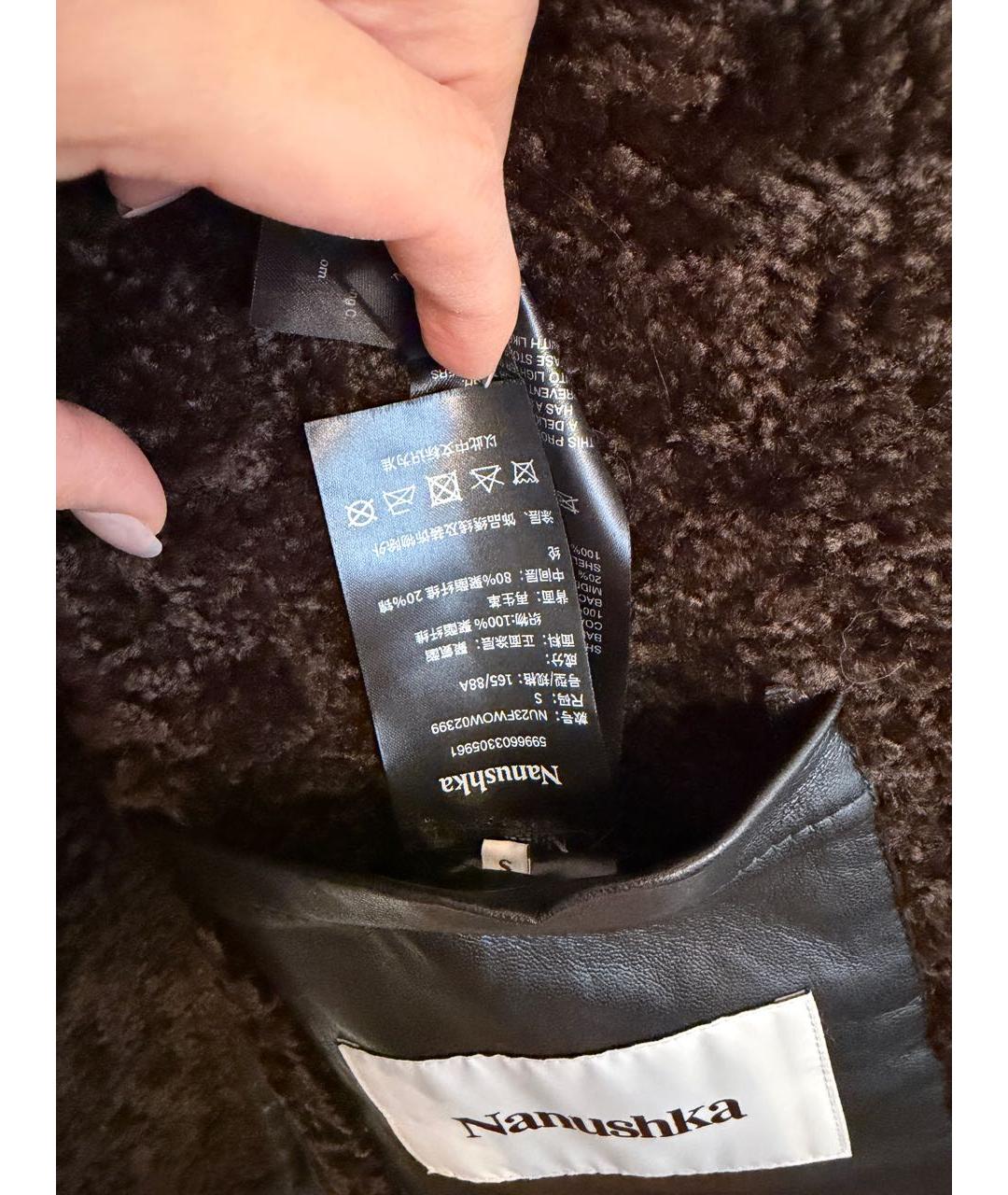 NANUSHKA Черная куртка, фото 7