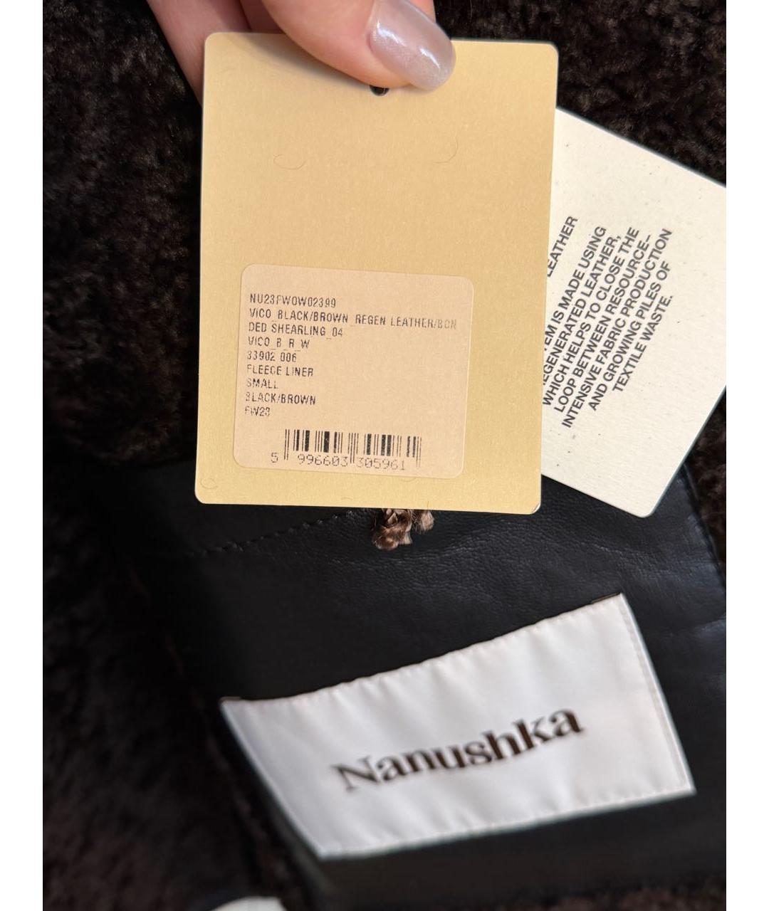 NANUSHKA Черная куртка, фото 3
